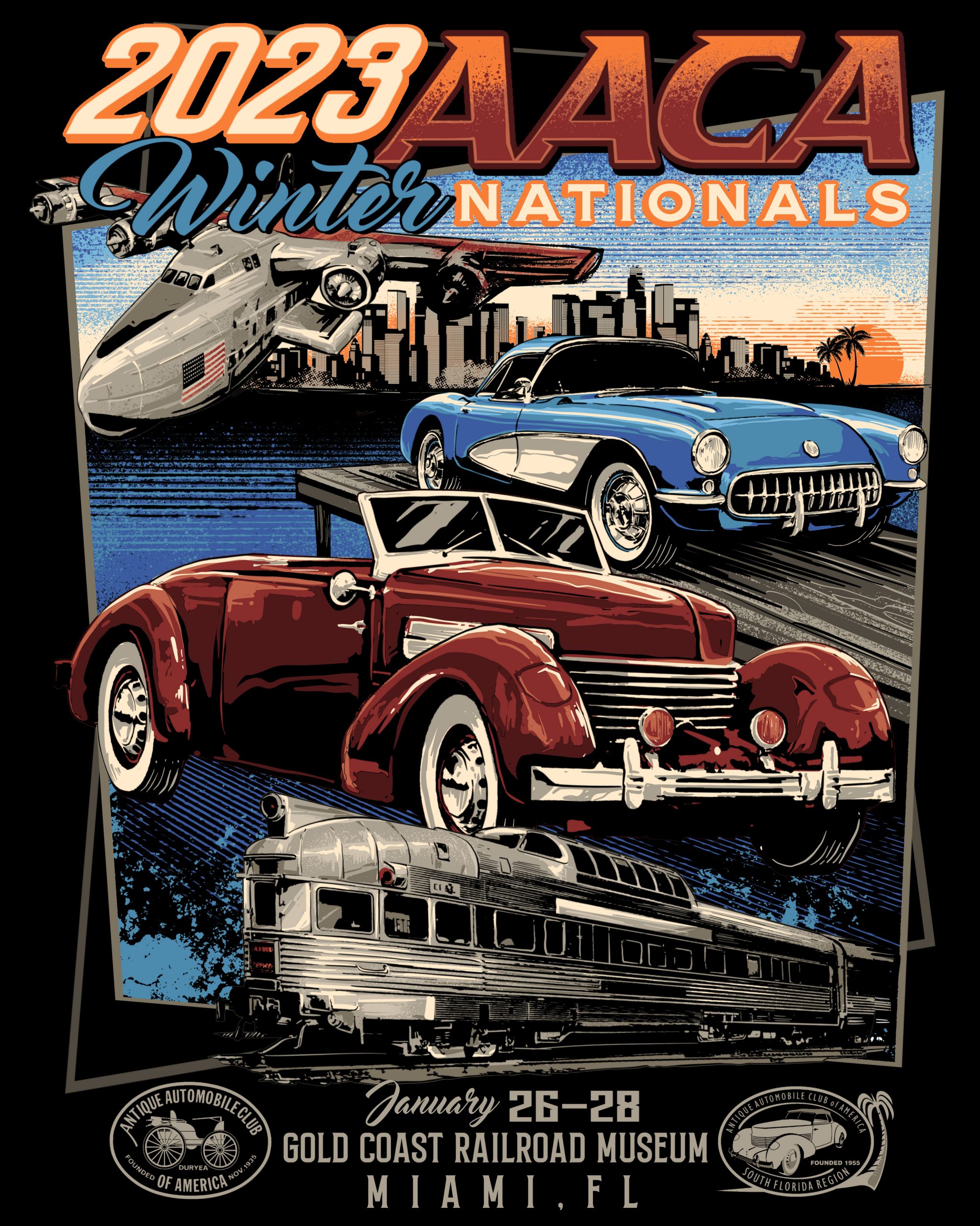 **2023 Winter Nationals**  South Florida Region AACA